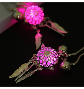LOVERING - Nipple Clips With Bells (Pink Light) 